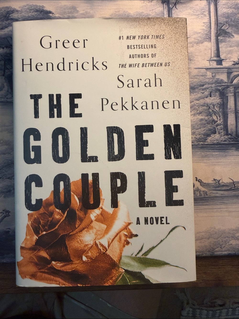 The Golden Couple Hardcover Book - White Cover with Gold Rose